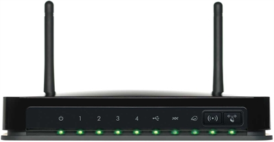 Netgear DGN2200M-100PES NETGEAR DGN2200M - Mobile Broadband Edition - enrutador inalámbrico - módem DSL - conmutador de 4 puertos - 802.11b/g/n - 2,4 GHz