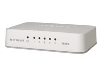 Netgear FS205-100PES Switch Fs205-100Pes 10/100 5 Puertos - Puertos Lan: 5 N; Tipo Y Velocidad Puertos Lan: Rj-45 10/100 Mbps; Power Over Ethernet (Poe): No; Gestión: Unmanaged; No. Puertos Uplink: 0; Soporte Routing: No; No. Puertos Poe: 0