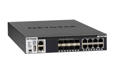 Netgear XSM4316S-100NES Netgear M4300-8X8f Stackable Managed Switch With 16X10g Including 8X10gbase-T And 8Xsfp+ Layer 3 (Xsm4316s) - Puertos Lan: 16 N; Tipo Y Velocidad Puertos Lan: 10Gbe Sfp+; Power Over Ethernet (Poe): No; Gestión: Managed; No. Puertos Uplink: 0; Soporte Routing: Sí; No. Puertos Poe: 0