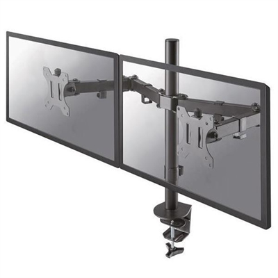 Newstar FPMA-D550DBLACK Neomounts by Newstar FPMA-D550D - Kit de montaje - para 2 pantallas LCD (full-motion) - negro - tamaño de pantalla: 10-32 - montable en pinza, ojal, montable en escritorio