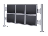 Newstar FPMA-DTB200 Neomounts by Newstar FPMA-DTB200 - Kit de montaje (barra de herramientas) - para 6 pantallas LCD (fijo) - plata - tamaño de pantalla: 10-24 - montable en pinza