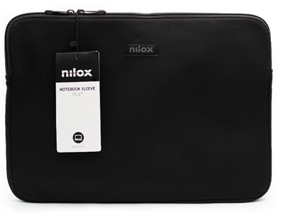 Nilox NXF1501 Sleeve 15 6 Black - Idónea Para: Portátil De 15.6; Categoría: Funda; Color Primario: Negro; Material: Neopreno; Ancho Bolsa: 41 Cm; Número Secciones: 1; Bandolera: No