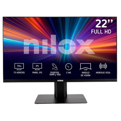Nilox NXM22FHD11 Monitor 2.5 Ips 5Ms Vga Y Hdmi