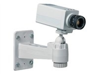 Peerless CMR410 Peerless Security Camera Mount CMR410 - Kit de montaje (brazo alargador, placa de montaje, montaje de bola y zócalo) - inclinación y giro - para cámara de seguridad - gris claro - se puede instalar en el techo, se puede instalar en la pared