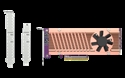 Qnap QM2-2P-384A - QNAP QM2-2P-384A - Controlador de almacenamiento - PCIe 3.0 - perfil bajo - PCIe 3.0 x8 - 