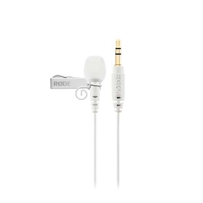 Rode LAVGOW MICROFONO RODE LAVALIER GO WHITE JACK 3.5MM TRS 110dB OMNIDIRECTIONAL