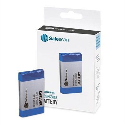 Safescan 131-0477 Bateria Recargable Safescan Lb-205 6165/6185 - Detección Autenticidad Billetes: No; Display: No; Tamano Display: 0 ''; Material: Abs