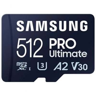 Samsung MB-MY512SA/WW Samsung MB-MY512S. Capacidad: 512 GB, Tipo de tarjeta flash: MicroSDXC, Tipo de memoria interna: UHS-I, Velocidad de lectura: 200 MB/s, Velocidad de escritura: 130 MB/s, Clase de velocidad UHS: Class 3 (U3), Clase de velocidad de vídeo: V30. Funciones de protección: Protección contra caídas, Protección contra campos magnéticos, Resistente a la temperatura,..., Color del producto: Azul