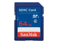 Sandisk SDSDB-064G-B35 SanDisk 64GB SDXC. Capacidad: 64 GB, Tipo de tarjeta flash: SDXC, Clase de memoria flash: Clase 4. Funciones de protección: Resistente a golpes, Resistente al agua, Color del producto: Azul