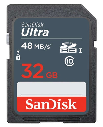 Sandisk SDSDUNB-032G-GN3IN SanDisk Ultra - Tarjeta de memoria flash - 32 GB - Class 10 - SDHC UHS-I