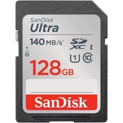 Sandisk SDSDUNB-128G-GN6IN Almacenamiento diseñado para capturar cada instanteHaz mejores fotos y vídeos Full HD con tus cámaras compactas y de gama media. Gracias a unas capacidades de hasta 512 GB, tendrás espacio de sobra para almacenar infinidad de fotos y vídeos Full HDNo te pierdas ni un instanteLas tarjetas SanDisk Ultra® SD son rápidas y ofrecen un rendimiento de grabación de vídeo excepcional que te permitirá capturar cualquier recuerdo a medida que suceda.Más tiempo, más recuerdosAhorra tiempo gracias a unas velocidades ultrarrápidas que te servirán para mover tus fotos y vídeos Full HD rápidamente y transferir hasta 875 fotos por minuto.No dejes de sacar fotosDispón de hasta 512 GB de almacenamiento para que puedas sacar infinidad de fotos y grabar horas y horas de vídeo Full HD (1080p) sin cambiar de tarjeta.No te pierdas ni un instanteLas tarjetas SanDisk Ultra® SD son rápidas y ofrecen un rendimiento de grabación de vídeo UHS-I excepcional que te permitirá capturar cualquier recuerdo a medida que suceda.Resistentes al agua, las fluctuaciones de temperatura y mucho másLas tarjetas SanDisk Ultra® SDHC™ y SDXC™ UHS-I han superado pruebas de durabilidad para proteger tus recuerdos ante los percances de la vida.—Son resistentes al agua, los golpes, los rayos X y las fluctuaciones de temperaturaCompatibles con el lector de tarjetas SanDisk SD™ UHS-IUtiliza el lector de tarjetas SanDisk SD™ UHS-I para mover tus archivos rápidamente
