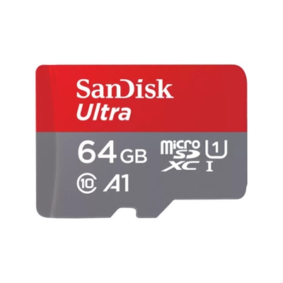 Sandisk SDSQUAB-064G-GN6MA SanDisk Ultra - Tarjeta de memoria flash (adaptador microSDXC a SD Incluido) - 64 GB - A1 / UHS Class 1 / Class10 - microSDXC UHS-I
