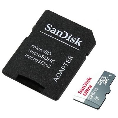 Sandisk SDSQUNR-128G-GN3MA Sandisk Ultratarjeta De Memoria Flash (Adaptador Microsdxc A Sd Incluido)28 Gbclass 0Microsdxc Uhs-I