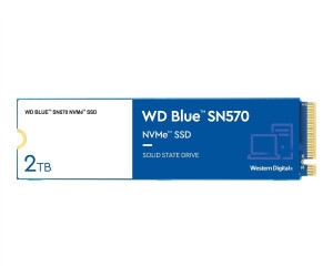 Sandisk WDBB9E0020BNC-WRSN Sandisk blue sn570 nvme ssd-2tb. Disco duro interno SSD Velocidad de transferencia (lectura) 3.500 MB/s Velocidad de transferencia (escritura) 3.500 MB/s 2.000 GB 3D TLC PCIe 3.0 x4 Factor de forma M.2.