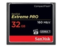 Sandisk SDCFXPS-032G-X46 - Sandisk 32GB Extreme Pro CF 160MB/s. Capacidad: 32 GB, Tipo de tarjeta flash: CompactFlash