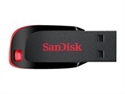 Sandisk SDCZ50-128G-B35 - SanDisk Cruzer Blade - Unidad flash USB - 128 GB - USB - negro, rojo