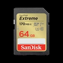 Sandisk SDSDXV2-064G-GNCIN - SanDisk Extreme - Tarjeta de memoria flash - 64 GB - Video Class V30 / UHS-I U3 / Class10 