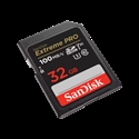Sandisk SDSDXXO-032G-GN4IN - SanDisk Extreme Pro - Tarjeta de memoria flash - 32 GB - Video Class V30 / UHS-I U3 / Clas