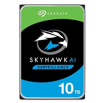 Seagate ST10000VE001 Seagate SkyHawk AI ST10000VE001 - Disco duro - 10TB - interno - 3.5 - SATA 6Gb/s - 7200rpm - bufer: 256MB