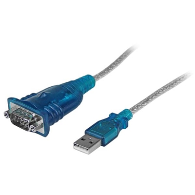 Startech ICUSB232V2 StarTech.com Cable Adaptador USB a Serie RS232 de 1 Puerto Serial DB9 - Macho a Macho - Conversor Compatible con Windows 8 - Adaptador serie - USB 2.0 - RS-232