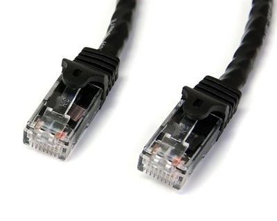 Startech N6PATC10MBK Cable De Red Ethernet Snagless Sin Enganches Cat 6 Cat6 Gigabit 10M - - Tipo Conector A: Rj-45; Largura: 10 Mt; Tipo Conector B: Rj-45; Categoría: Cat.6; Longitud: 10 Mt; Tipología: Utp; Tipo De Cubierta : Pvc; Color: Negro; Nº De Unidades Por Paquete: 1; Blindaje: Utp; Color: Negro; Sección Del Conductor (Awg): Awg24