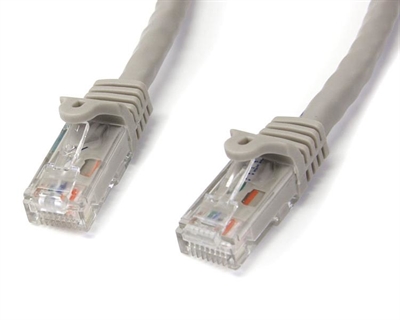 Startech N6PATC10MGR StarTech.com Cable de Red Ethernet Snagless Sin Enganches Cat 6 Cat6 Gigabit - Cable de interconexión - RJ-45 (M) a RJ-45 (M) - 10 m - UTP - CAT 6 - sin enganches - gris