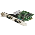 Startech PEX2S1050 - StarTech.com Tarjeta Serie PCI Express de 2 Puertos DB9 RS232 con UART 16C1050 - Adaptador