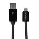 Startech USBLT2MB - Cable 2M Lightning A Usb Negro - Tipo Conector Externo: Usb 2.0 Tipo A; Formato Conector E
