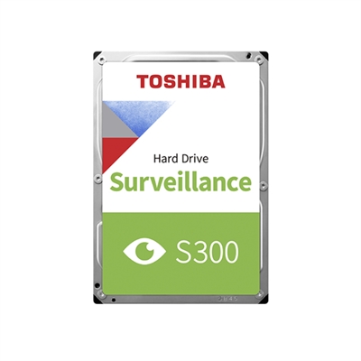 Toshiba HDWV110UZSVA Toshiba S300 Surveillance - Disco duro - 1 TB - interno - 3.5 - SATA 6Gb/s - 5700 rpm - búfer: 64 MB