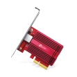 Tp-Link TX401 TP-Link TX401. Interno. Tecnología de conectividad: Alámbrico, Interfaz de host: PCI Express, Interfaz: Ethernet. Rango máximo de transferencia de datos: 10000 Mbit/s. Color del producto: Rojo