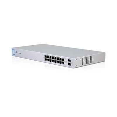 Ubiquiti US-16-150W Ubiquiti Networks UniFi US-16-150W, Gestionado, Gigabit Ethernet (10/100/1000), Energía sobre Ethernet (PoE), Montaje en rack, 1U, Montaje de pared