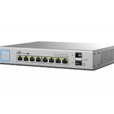 Ubiquiti US-8-150W Ubiquiti Networks UniFi US-8-150W, Gestionado, Gigabit Ethernet (10/100/1000), Bidireccional completo (Full duplex), Energía sobre Ethernet (PoE), Montaje de pared