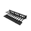 Vertiv VRA1002 - 1U X 4 Deep Horizontal Cable Manager Single-Sided With Cover (Qty 1) - Unidad Rack: 1 U; N