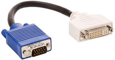 Wacom STJ-A262 Vga To Dvi-I Short Cable C21 - Tipología: Adaptador; Material: Plástico; Función Principal: Conexión