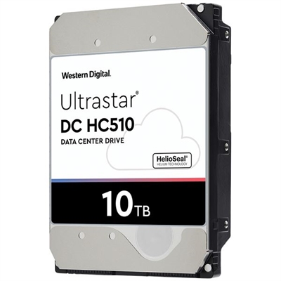 Western-Digital 0F27606 WD Ultrastar DC HC510 HUH721010ALE604 - Disco duro - 10TB - interno - 3.5 - SATA 6Gb/s - 7200rpm - búfer: 256MB