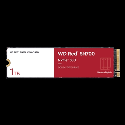 Western-Digital WDS100T1R0C Western Digital Red SN700. SDD, capacidad: 1000 GB, Factor de forma de disco SSD: M.2, Velocidad de lectura: 3430 MB/s, Velocidad de escritura: 3000 MB/s, Velocidad de transferencia de datos: 8 Gbit/s, Componente para: NAS