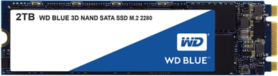 Western-Digital WDS200T2B0B WD Blue 3D NAND SATA SSD WDS200T2B0B - Unidad en estado sólido - 2TB - interno - M.2 2280 - SATA 6Gb/s