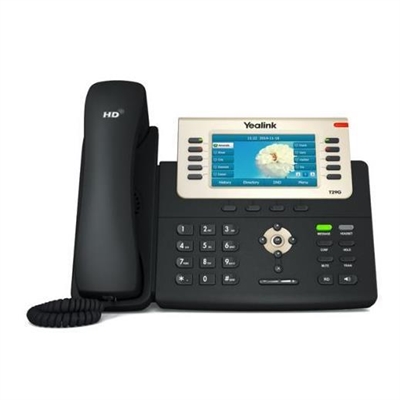 Yealink-Telefonia T29G Telefono Ip Pantalla T29g - Número De Puertos Red: 2; Puertos Usb: Sí; Quality Of Service (Qos): Sí; Soporte Ip: Ipv4; Conformidad Voip: Sip; Wireless: No; Security: No; Tecnología: Ip