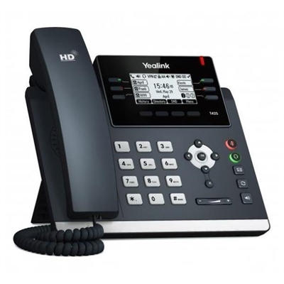 Yealink-Telefonia YEA_T42S Terminal Ip T42s - Número De Puertos Red: 2; Puertos Usb: Sí; Conformidad Voip: Sip; Wireless: No; Tecnología: Ip