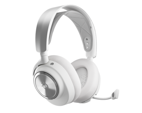 Steelseries Arctis Nova Pro Wireless Auriculares Inalámbrico Y Alámbrico Diadema Juego Bluetooth Plata, Blanco