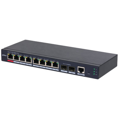 (Dh-S4210-8Gt-110) Dahua Switch Industrial L2 Gestionable Poe Watchdog 8 Puertos