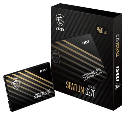Ssd Msi Spatium 960Gb S270 Sata3