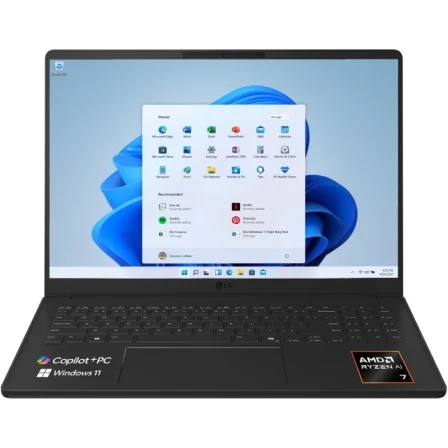 Portátil Lg Gram 16U55u-G.Au75bn Ryzen Ai 7 445/ 16Gb/ 512Gb Ssd/ 16"/ Win11