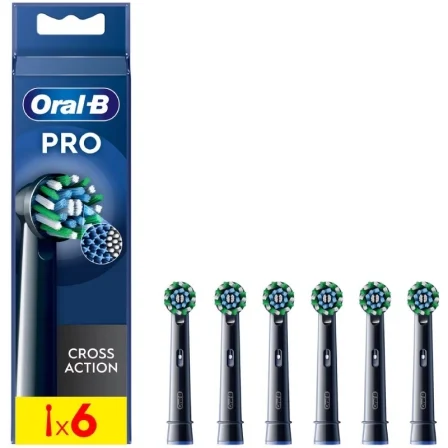 Cabezal De Recambio Para Cepillo Oral-B Pro Cross Action/ Pack 6 Uds