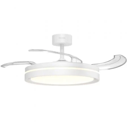 Ventilador De Techo Grunkel Skywhite42/ 30W/ 3 Aspas 106Cm/ 6 Velocidades