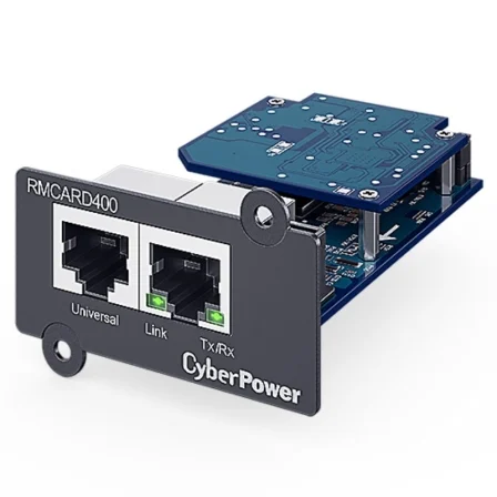 Tarjeta Gestión Remota Cyberpower Rmcard400/ Rj45/ Compatible Con Envirosensor