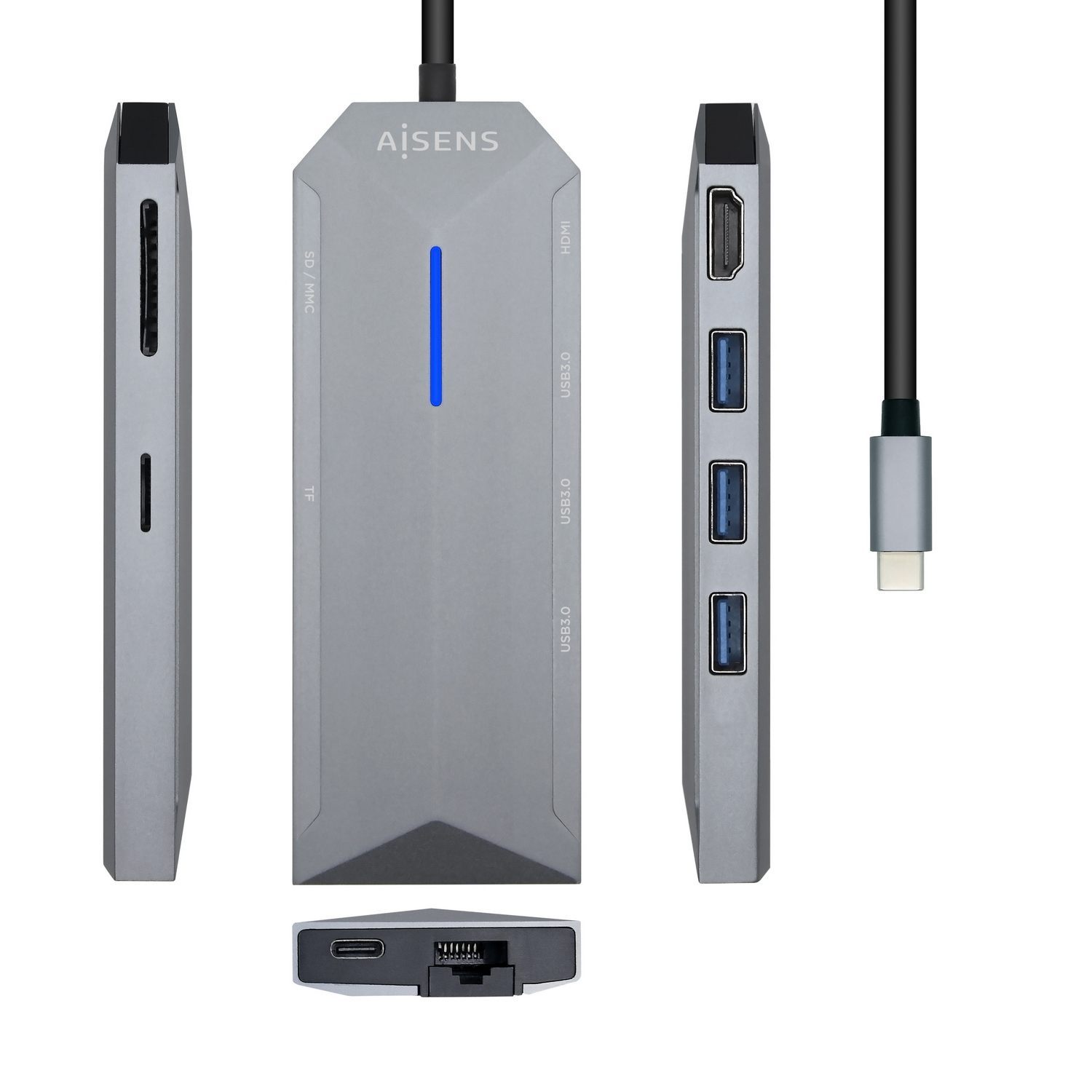 Aisens ASUC-8P004-GR