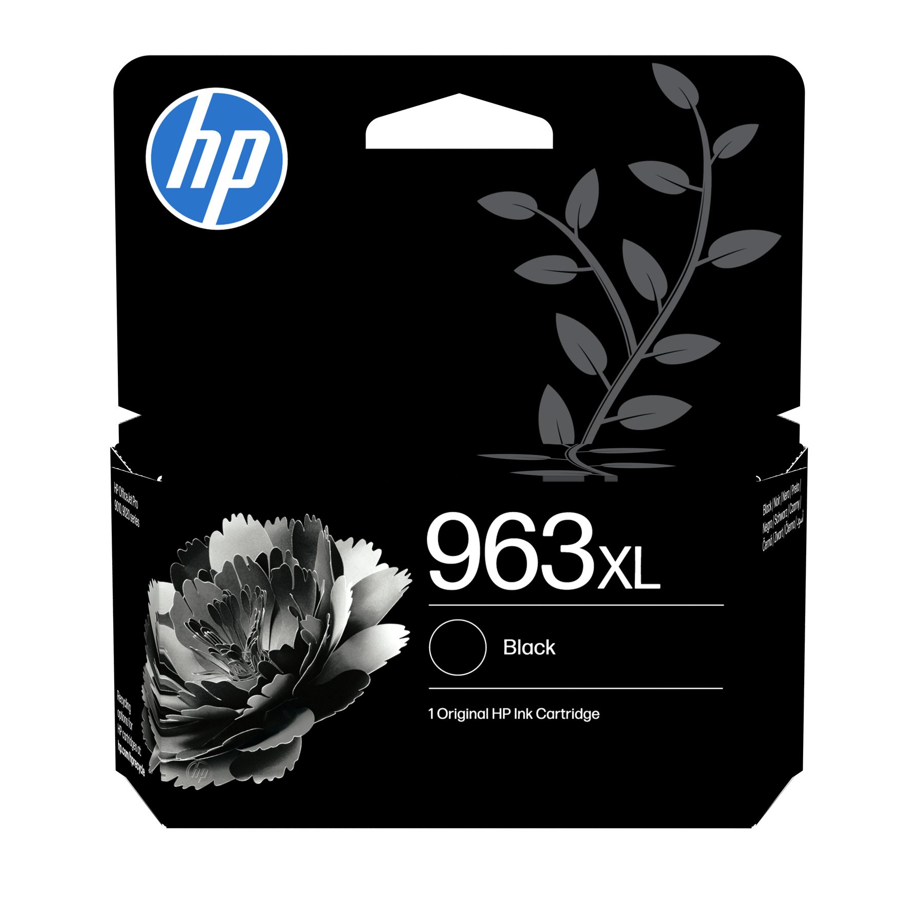 Cartucho De Tinta Original Hp Nº963 Xl Alta Capacidad/ Negro