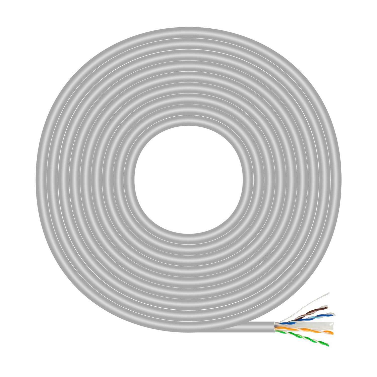 Bobina De Cable Rj45 Awg23 Utp Aisens A135-0750 Cat.6/ 305M/ Gris