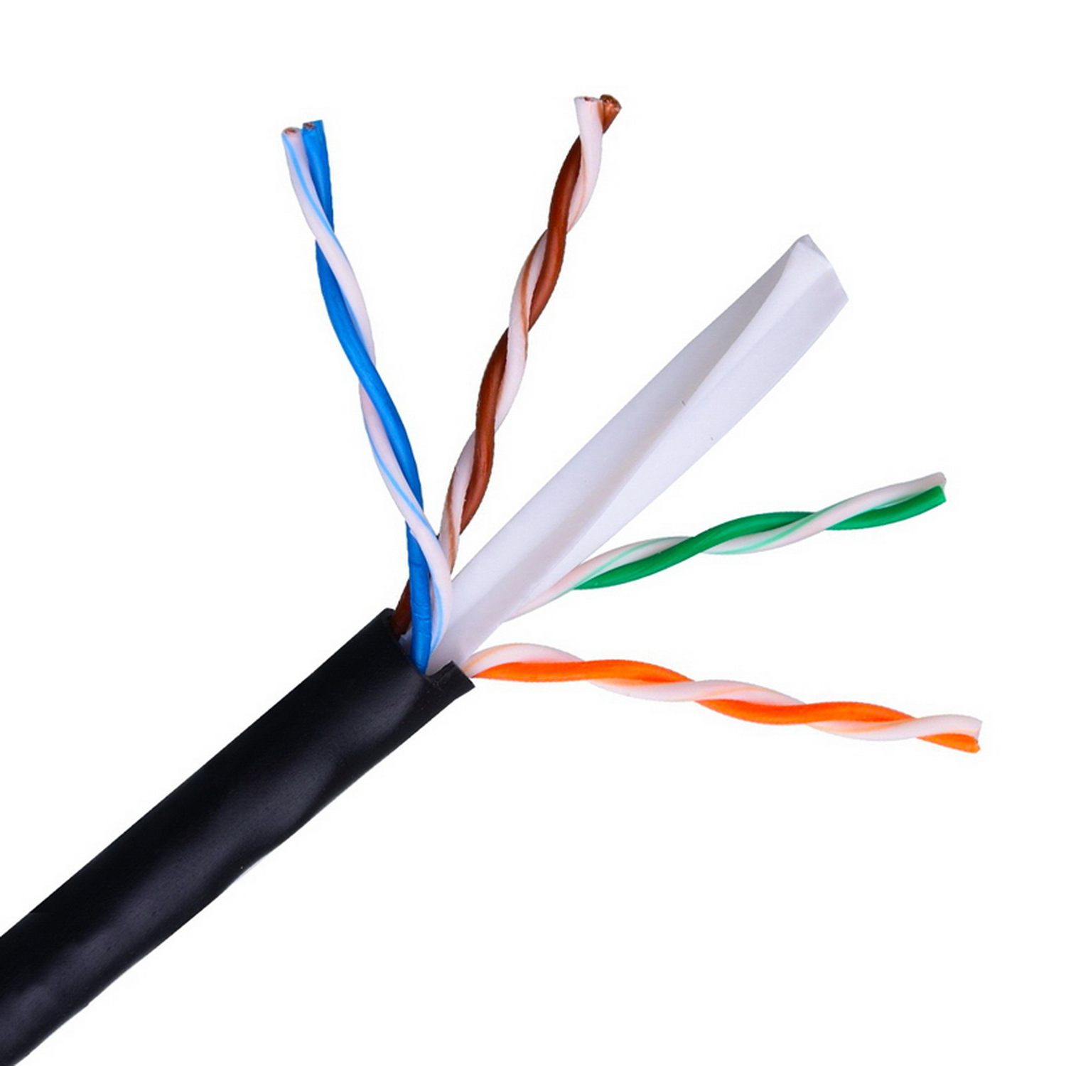 Bobina De Cable Rj45 Para Exteriores Utp Aisens A135-0263 Cat.6/ 100M/ Impermeable/ Negro